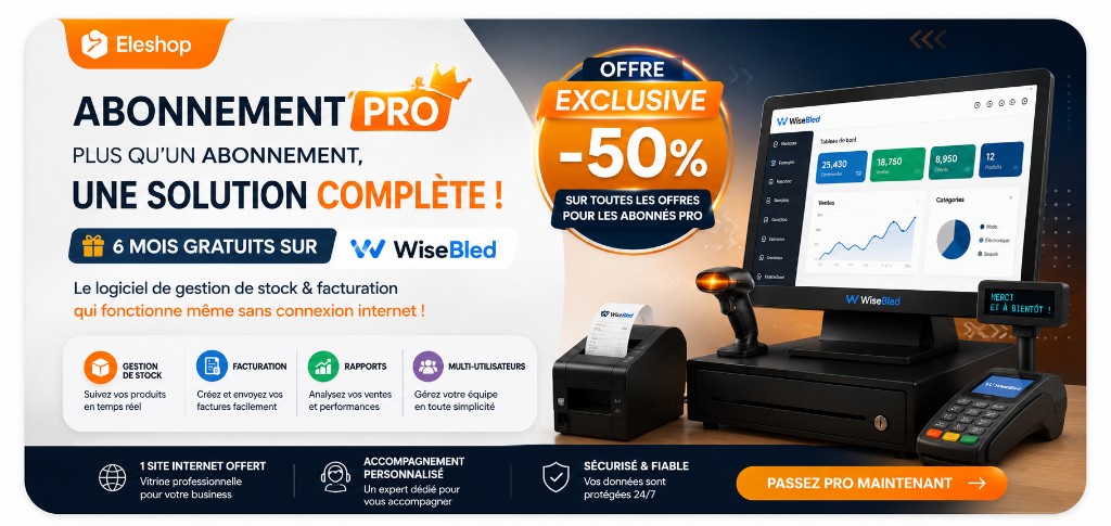 Offre abonnement Pro Eleshop